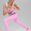 Airbrush High-Waist 7/8 Better Together Legging - Candy Heart Pink/Whi