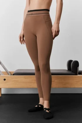 Airbrush High-Waist 7/8 Better Together Legging - Sun Kissed Brown/Bla