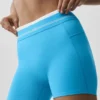 Airbrush High-Waist Better Together Short - Azure Blue/White