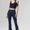 Airbrush High-Waist Bootcut Legging - Navy