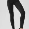 Airbrush High-Waist Fast Track Legging - Black/White