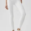 Airbrush High-Waist Fast Track Legging - White/Black