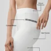 Airbrush High-Waist Fast Track Legging - White/Black