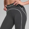 Airbrush High-Waist Heart Throb Legging - Anthracite/White