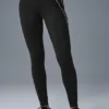 Airbrush High-Waist Heart Throb Legging - Black/White