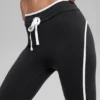 Airbrush High-Waist Race Pace 7/8 Legging - Black/White