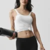 Ribbed Adore Tank - White