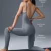 Airbrush One and Done Onesie - Steel Grey