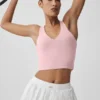 Airbrush Real Bra Tank - Vintage Pink
