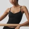 Airbrush Refined Bra Tank - Black