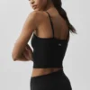 Airbrush Refined Bra Tank - Black