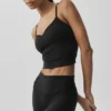 Airbrush Refined Bra Tank - Black