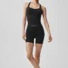 Airbrush Sparks Fly Corset Tank - Black