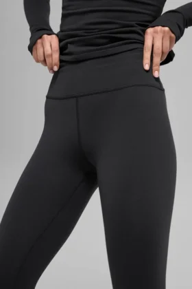 Airbrush Winter Warm High-Waist Nocturne Legging – Black