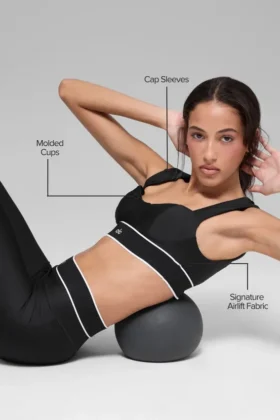 Airlift Alignment Bra – Black/White