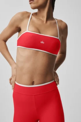 Airlift Charger Bra – Bright Red/White