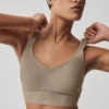 Airlift Endurance High-Impact Bra - Gravel