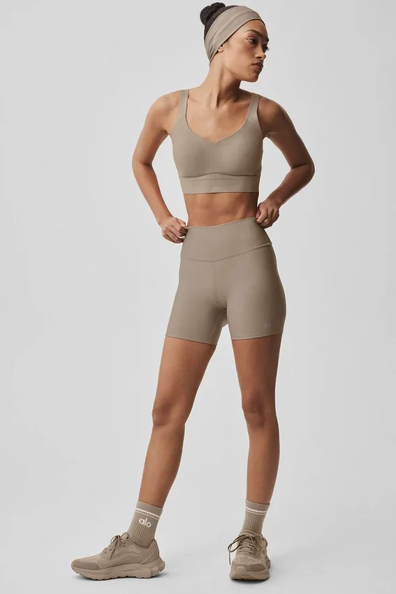Airlift Endurance High-Impact Bra - Gravel
