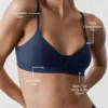 Airlift Fine Line Bra - Navy