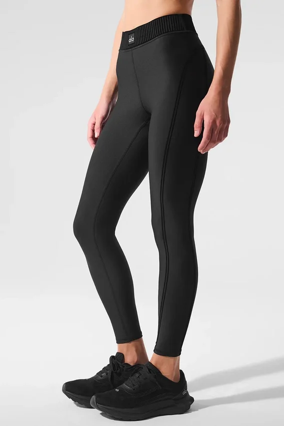 Airlift High-Waist 7/8 Line up Legging - Black