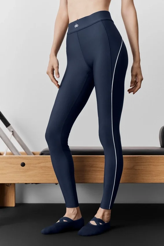 Airlift High-Waist 7/8 Speedwork Legging - Navy