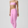 Airlift High Waist Charger 7/8 Legging - Candy Heart Pink/White