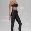 Airlift High-Waist Haven Legging - Black/White