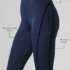 Airlift High-Waist Line up Capri - Navy