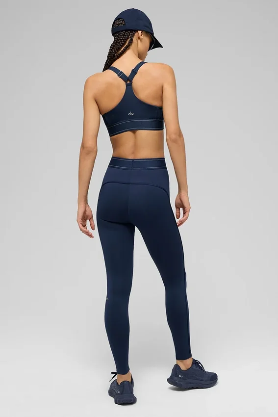 Airlift High-Waist Suit up Legging - Navy/Navy