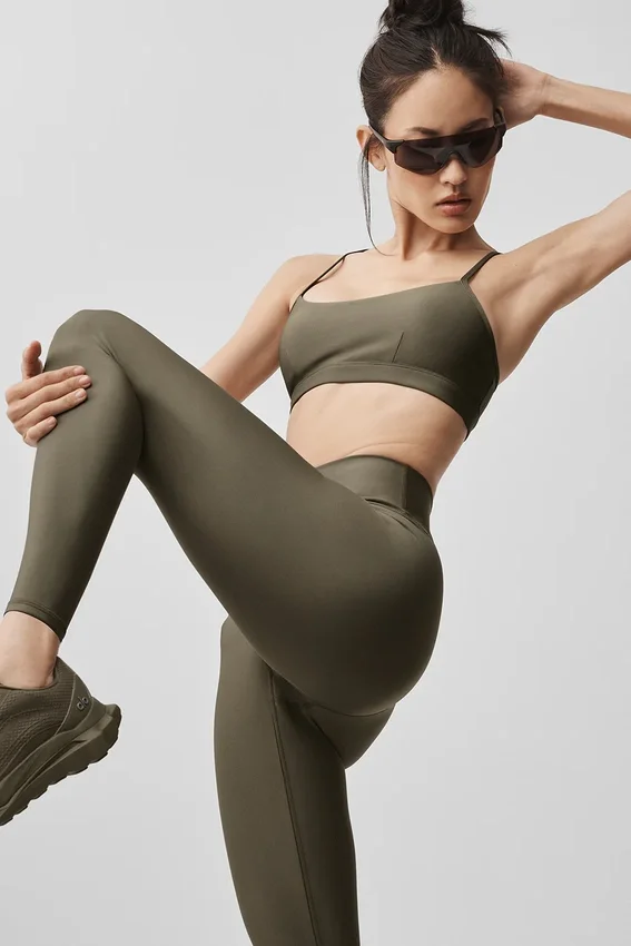 Airlift Intrigue Bra - Olive Tree