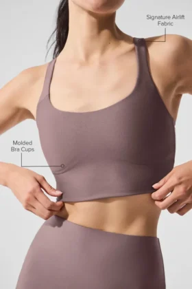 Airlift Sleek Bra Tank – Mushroom