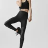 Airlift Winter Warm High-Waist Supermoto Legging - Black