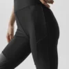 Airlift Winter Warm High-Waist Supermoto Legging - Black