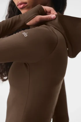 Airlift Winter Warm Hooded Runner – Espresso