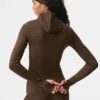Airlift Winter Warm Hooded Runner - Espresso