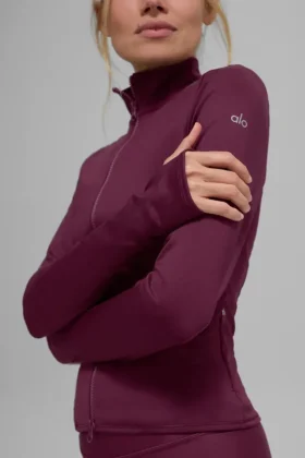 Airlift Winter Warm Radiant Full-Zip Jacket – Burgundy