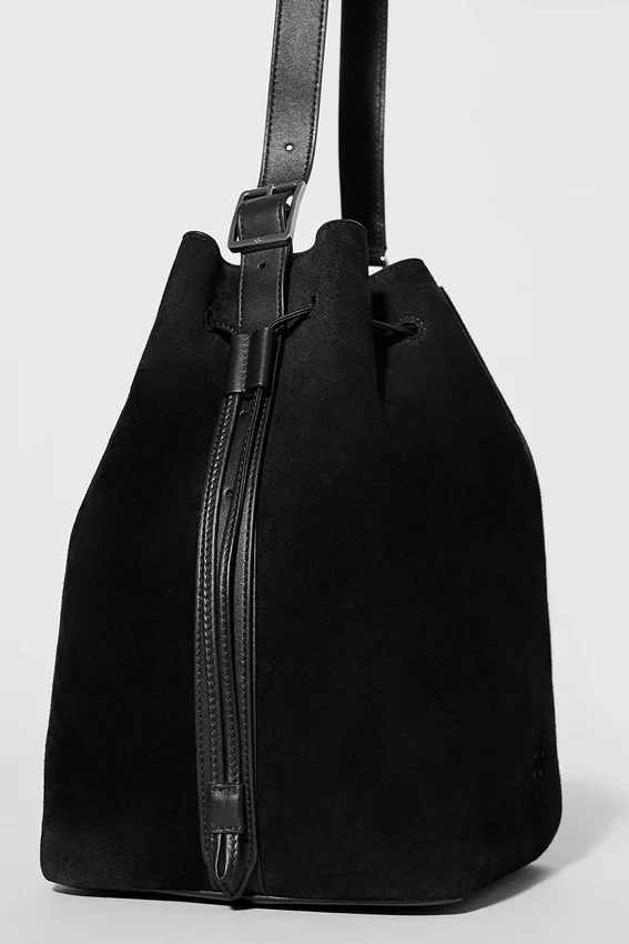 Alo Balance Bucket - Black Suede