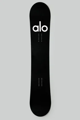 Alo Glacier Snowboard – Black/White