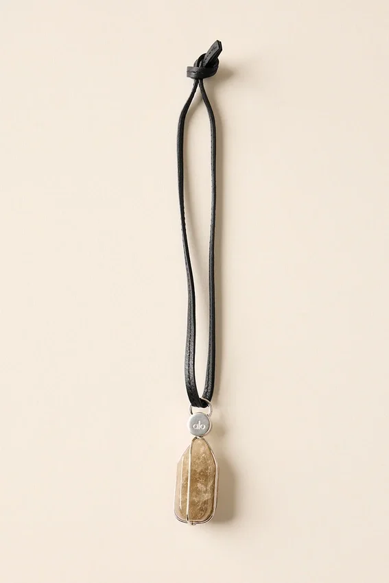 Alo Intention Crystal - Smoky Quartz/Chrome