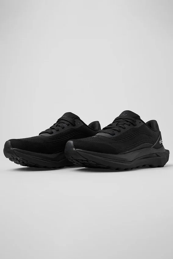 Alo Runner - Black/Black