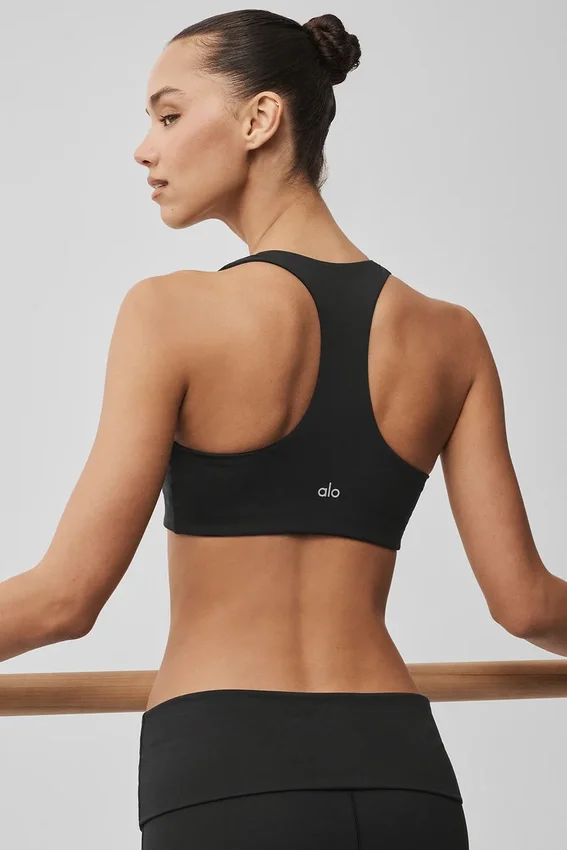 Alo Softsculpt Base Bra - Black