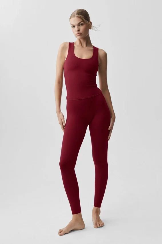 Alo Softsculpt Define Legging - Summer Romance Red