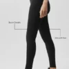 Alo Softsculpt High-Waist 7/8 Superset Legging - Black