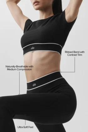 Alo Softsculpt High-Waist Amp It up Legging – Black