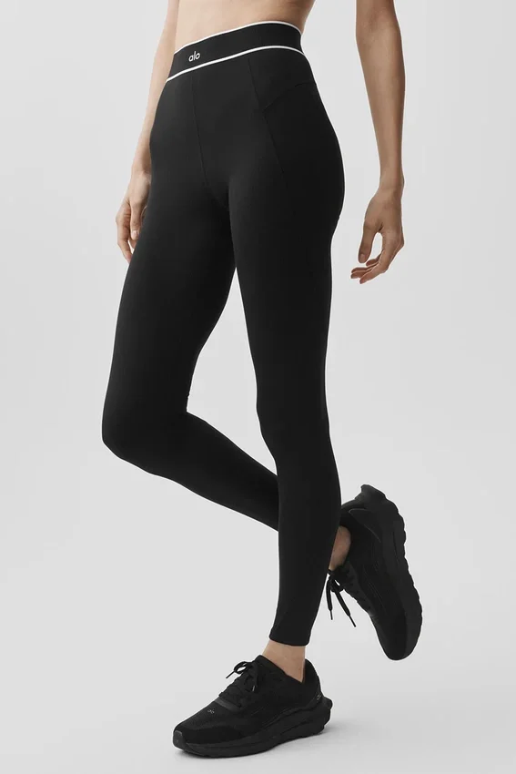 Alo Softsculpt High-Waist Amp It up Legging - Black