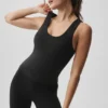 Alo Softsculpt No Nonsense Bra Tank - Black