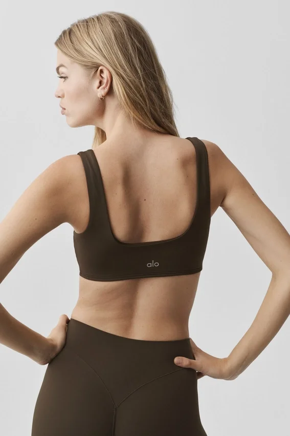 Alo Softsculpt Precision Bra - Espresso