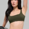 Alo Softsculpt Precision Bra - Green Olive