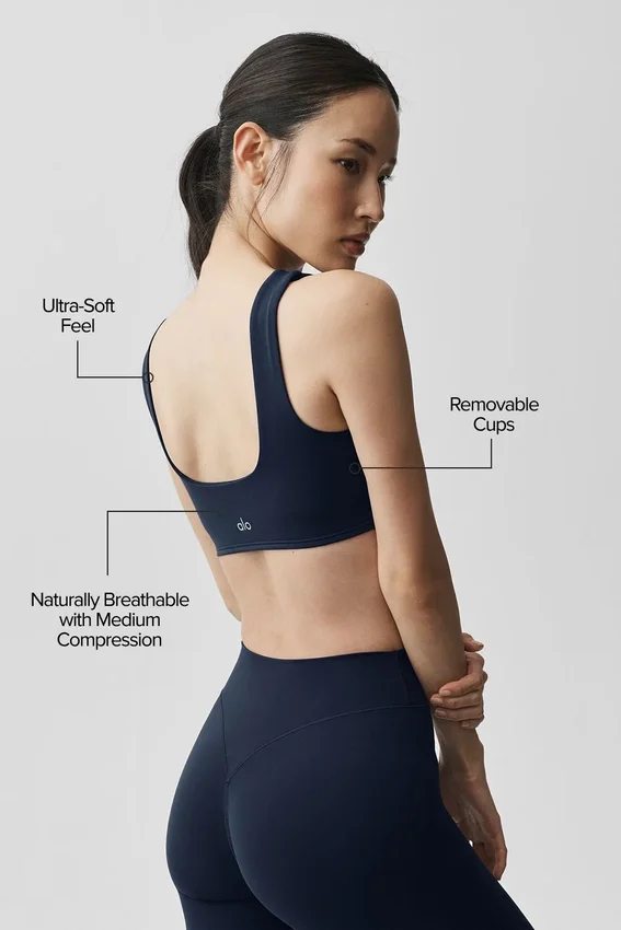 Alo Softsculpt Precision Bra - Navy