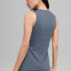 Alo Softsculpt Precision Full Length Bra Tank - Bluestone